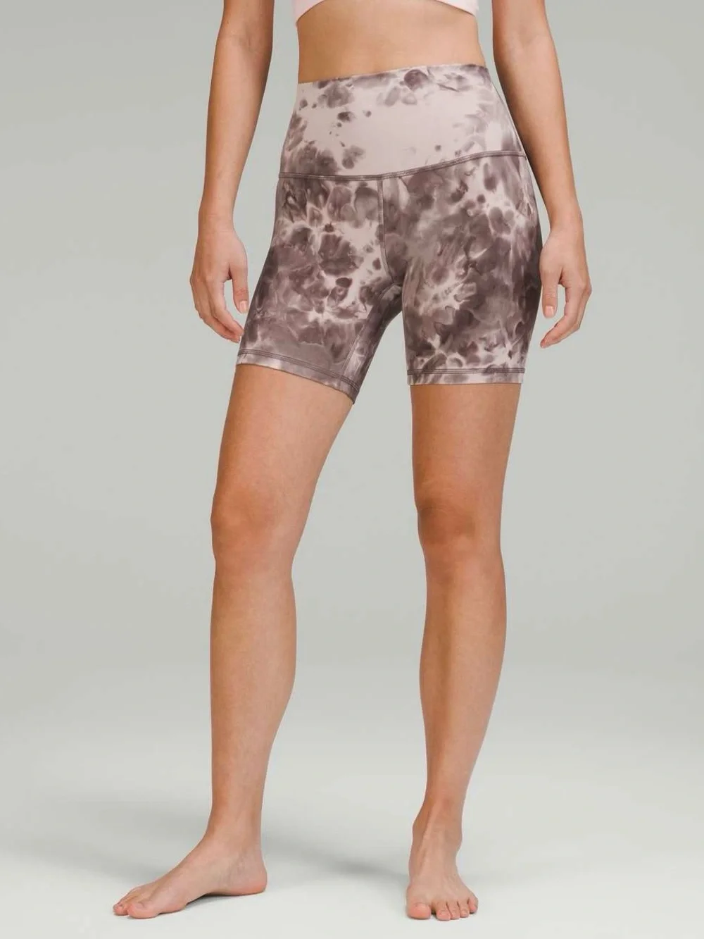 Lululemon| Align High-Rise Short 6” Diamond Dye Mink Bery Lunar Rock Shadow US 6